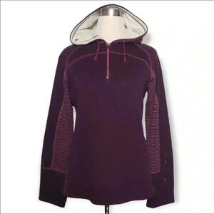 PrAna Wool Blend Purple Stripe Sweater Size Small​​